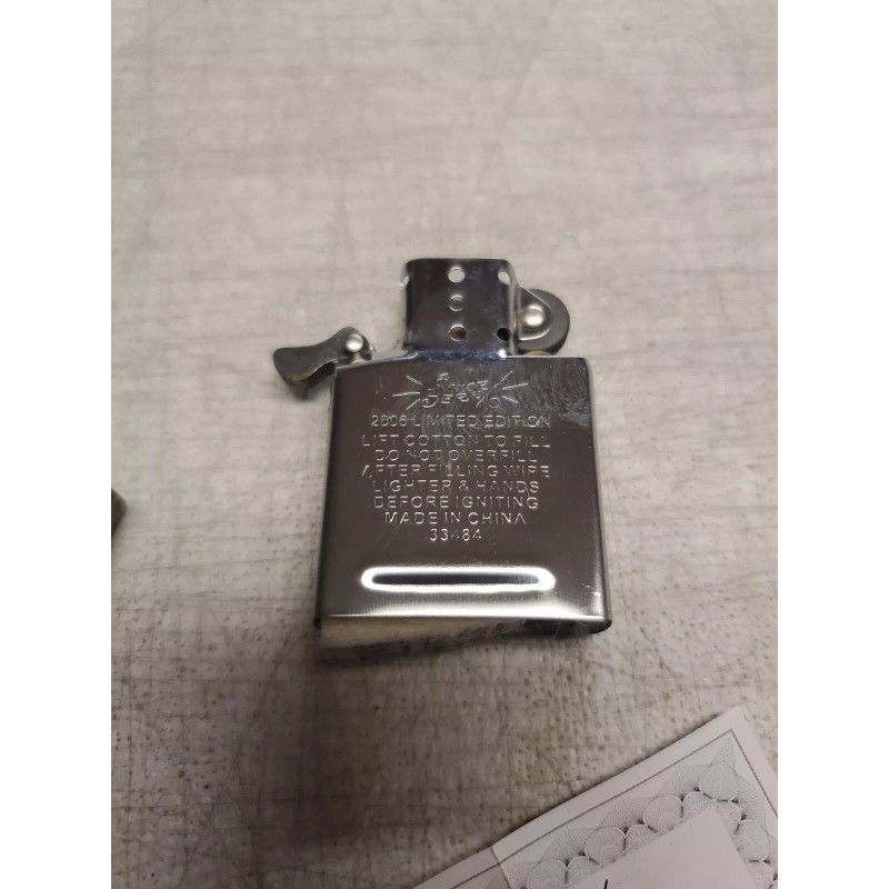 SAILOR JERRY RUM LIGHTER Tattoo Designs Poker Cards LUCKY Limited