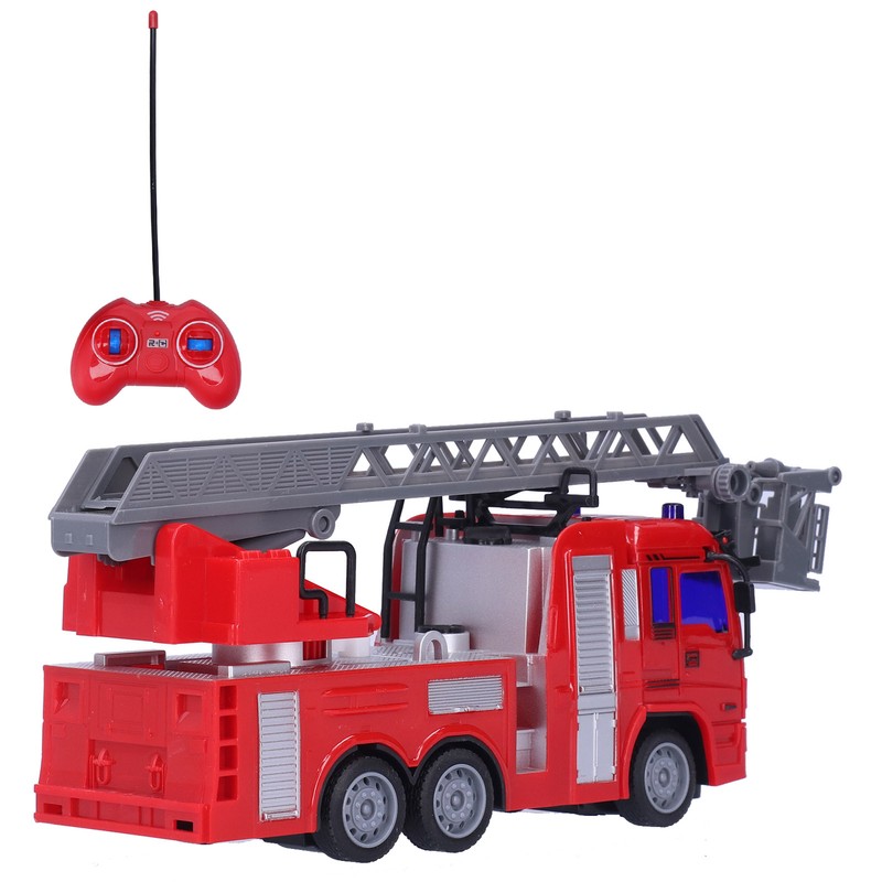 1:30 Fire Fighting Truck Model Remote Control Light Sound Simulation