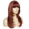 IMEYLE Auburn Wigs for Women Copper Wig Long Ginger Wig