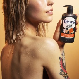 Bioré Limpiador Facial con Carbón Natural, Controla Grasa y Acné, 200 ml