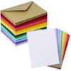Supla 160 Sets 16 Colors Contour Flap Envelopes & Blank