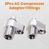 maXpeedingrods LS AC Compressor Adapter Fittings for 10S17F & 10S20F