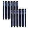 CLARO Trion SRT Retractable Ballpoint Pens, BLACK, Fine Point (0.7mm),