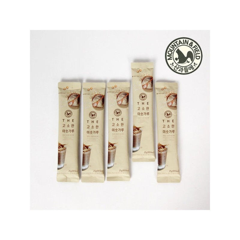 Sangwadure 산과들에 든든하게 더 고소한 미숫가루 스틱 25g x 10봉