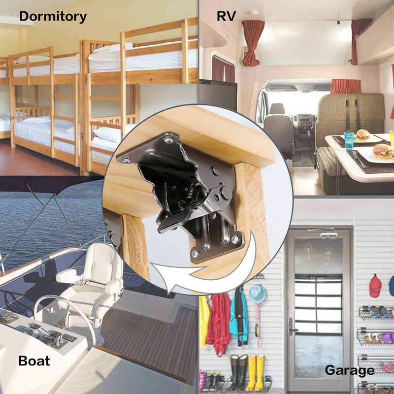 Folding Hinge Pack of 2 Table Legs Folding Locking Table