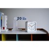 Elcomune DCL-005 Bauhaus GENE ALARM CLOCK Bayer Alarm SQ White