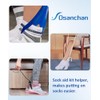 Sock Aids for Putting On Socks, No Bending Flexible Sock