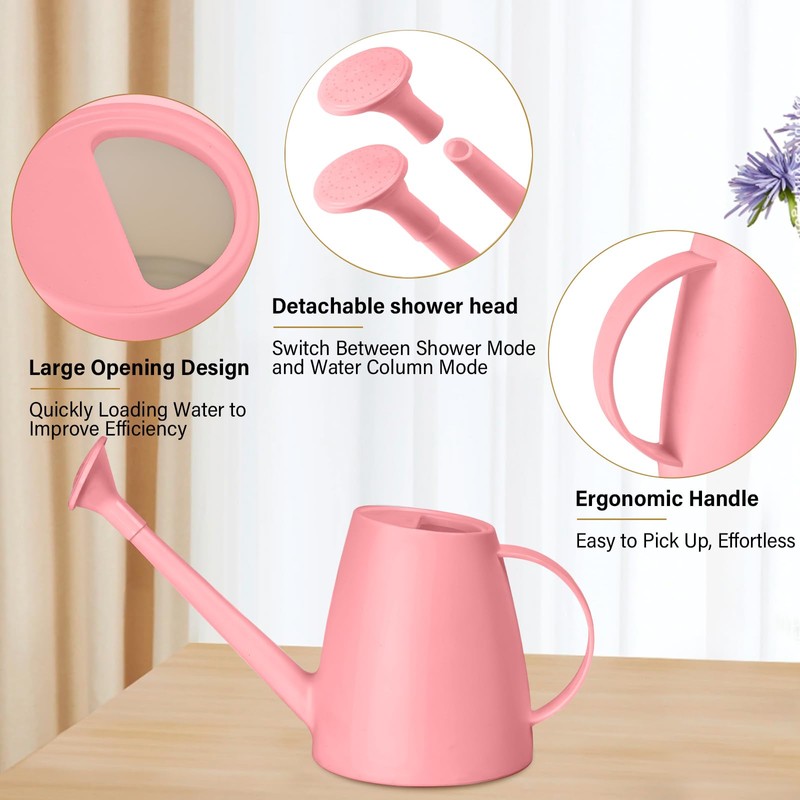 UFANME Plastic Watering Can - for Home Plant Garden -