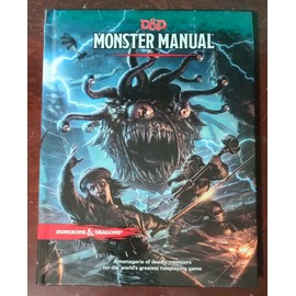 Wizards of the Coast Misprinted Dungeons & Dragons D&D 5E 5th Edition Core Rulebook Monster Manual
