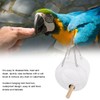 Acrylic Bird Feeder Box AntiScatter Hanging Feeding Box Outdoors Transparent