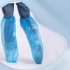 HugeDE 20 Pairs Plastic Boots Covers Waterproof Shoe Covers Outdoor