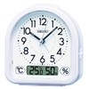 Seiko Wecker Kunststoff Silber QHE191W