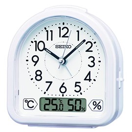 Seiko Wecker Kunststoff Silber QHE191W