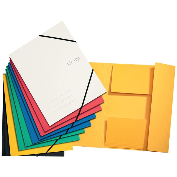 Leitz VON Leitz 10er Pack, Eckspannermappe A4, Karton, Für 150
