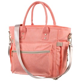 PATIKIL Insulated Lunch Bag, Oxford Cloth Waterproof Lunch Tote Bag Thermal Portable Lunch Box Food Container for Work Office Picnic Outdoor, 10.63"x5.51"x10.24", Pink