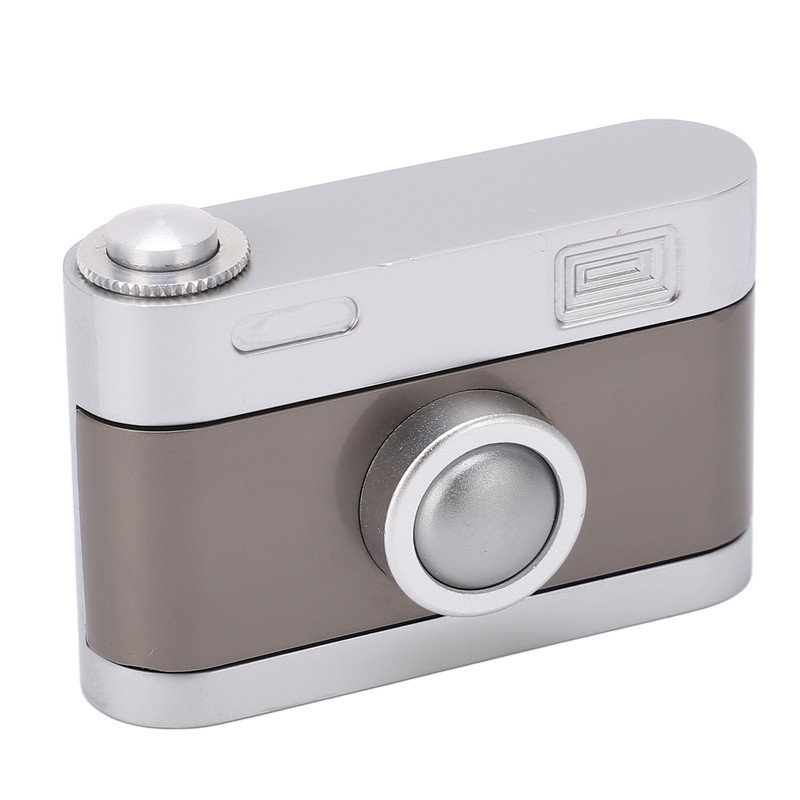 Camera Shaped ADHD Push Slider Toy Adult Metal Press Click