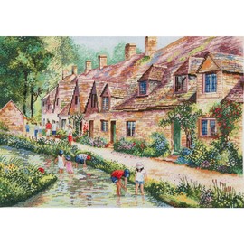 Maia Collection Arlington Row Counted Cross Stitch Kit