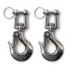 304 Stainless Steel Lifting Hook with Locking Heavy Duty Lifting