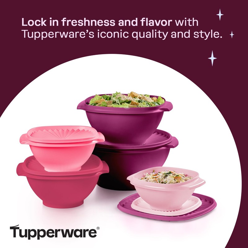 Tupperware Heritage Collection, New 10 Piece Food Storage Container Set