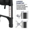 BOCOM 14.5 FT Aluminum Telescoping Ladder, Lightweight Multi-Purpose Collapsible Extension