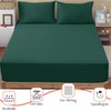 SSW HOMES Single Fitted Sheet Emerald - Deep Pocket 16