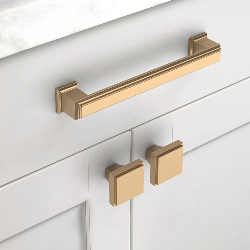 Asidrama 20 Pack 5 Inch(128mm) Champagne Bronze Kitchen Cabinet Handles