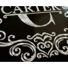 Diamond Etched Products Engraved Custom Monogram Name Scroll Car Tag