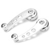 Car Window Handle Winder Riser, Silver 3in CNC Aleación de