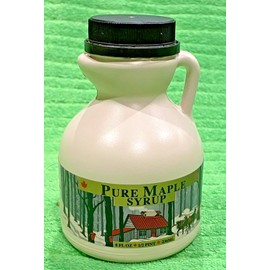 Empty Maple Syrup Jugs - Half Pint (8 FL OZ Each) - Case of 18 Containers MADE IN USA with Food Grade Materials.