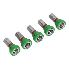 Sealey AK210520 Phillips No 2 S2 Power Tool Bit with Magnetic Holder, 25mm, Pack of 5