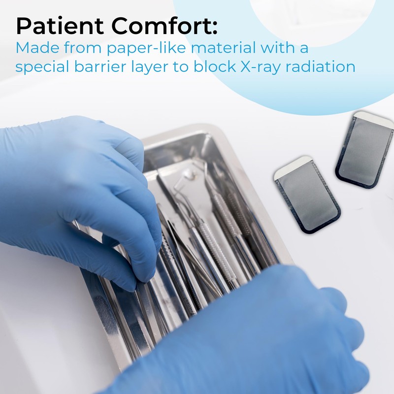 VSDent X-Ray ScanX Dental Digital Barrier Envelopes -100pcs 31x52mm (Size#1)