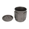 Titanium Mug 500ml Rounded Edge Design Lightweight Portable Mug with