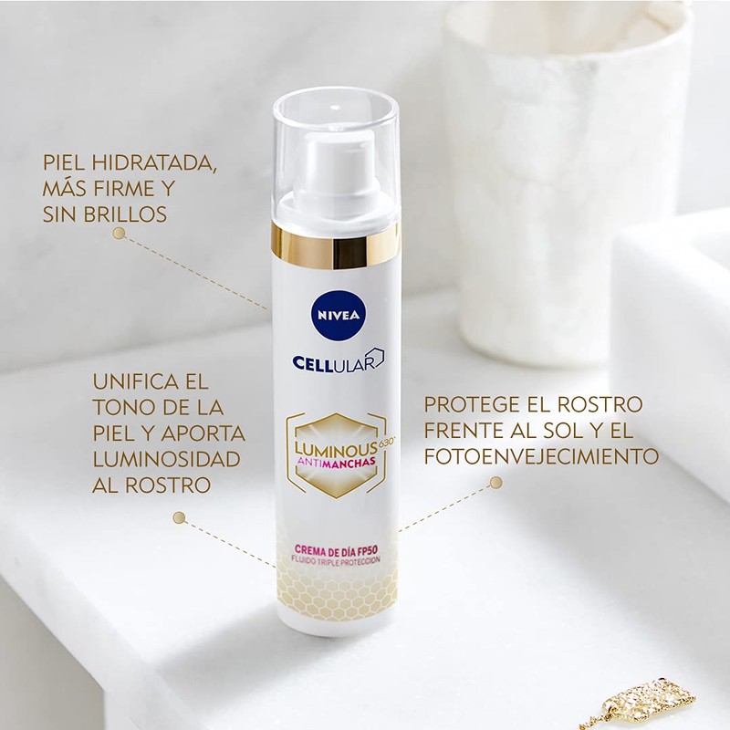 Nivea Cellular Luminous 630 Anti-Stain Day Cream SPF50 40 ml
