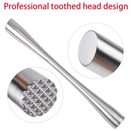 10" 260MM Stainless Steel Sturdy Cocktail Muddler Muddler Mojitos Cocktails Margaritas for Bars Restaurants Cocktail Milk Tea