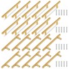 TRIXES 20PK Gold 150mm Wide Cabinet Door Drawer T-Bar Handles