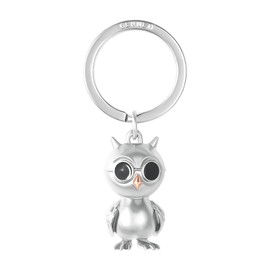 GERNEO® Premium Owl Keyring Oscar - Protector & Lucky Charm in Gold, Rose Gold or Silver, Rose Gold
