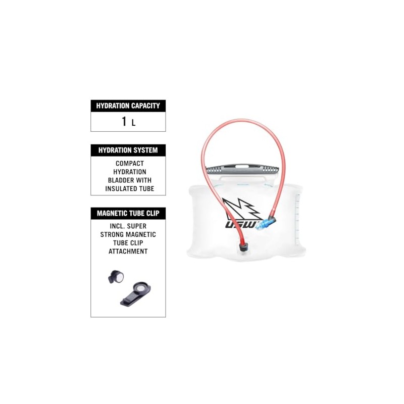 USWE Zulo Hydration Hip Pack - with Organiser and Side