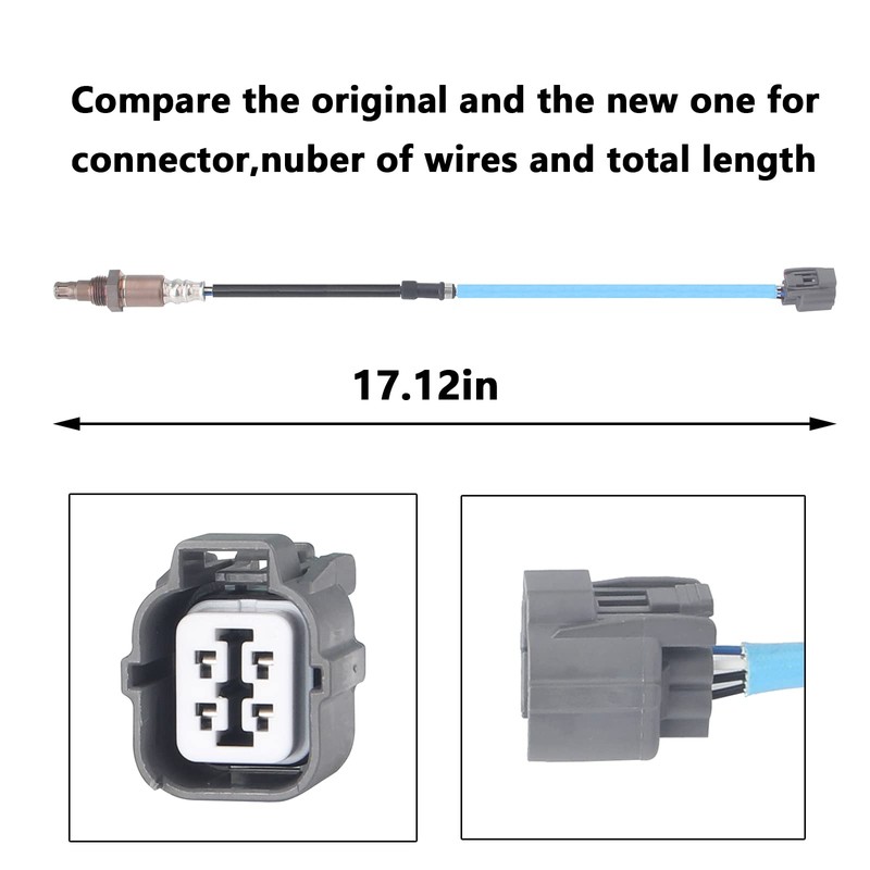 DOSKJOK Sensor de oxígeno O2 de relación de combustible de