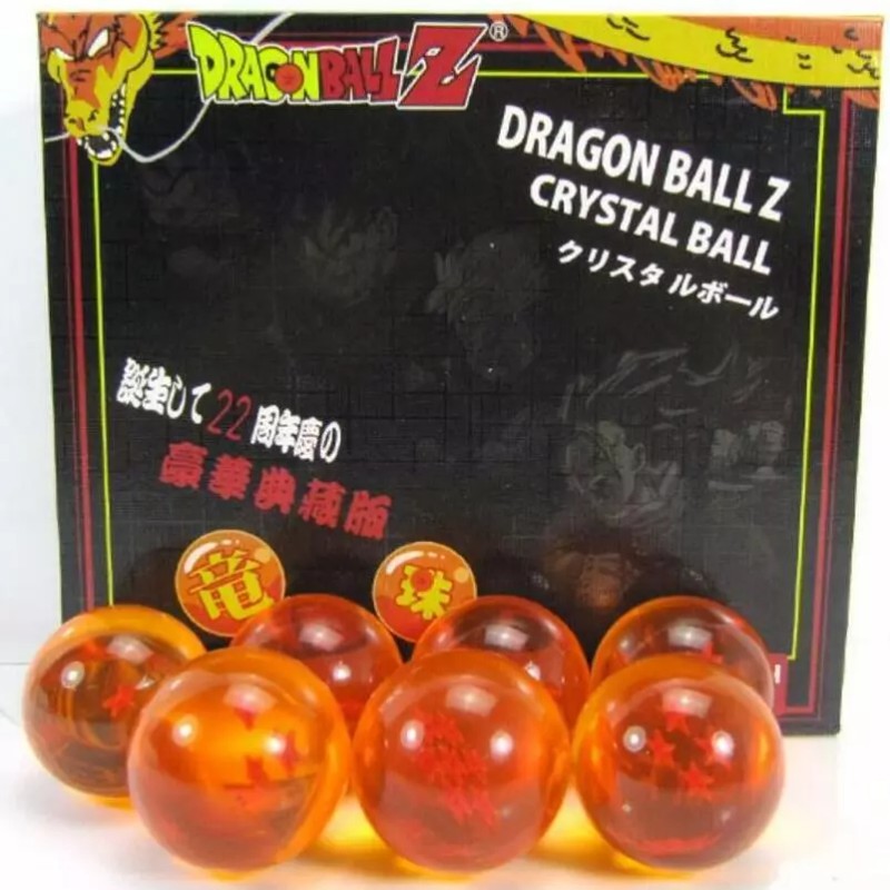 Banpresto New 7pcs JP Anime DragonBall Z Stars Crystal Ball