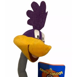 Ace Vintage 12” 90s Looney Tunes Road Runner Plush Toy Warner Brothers TV 1997 NEW