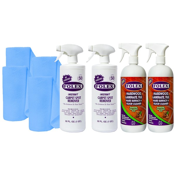 FOLEX Instant Carpet Spot Remover Carpet Cleaner and Hardwood, Laminate,