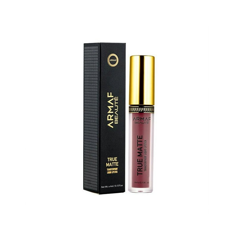 Lápiz labial líquido ARMAF BEAUTE TRUE MATTE, resistente a la