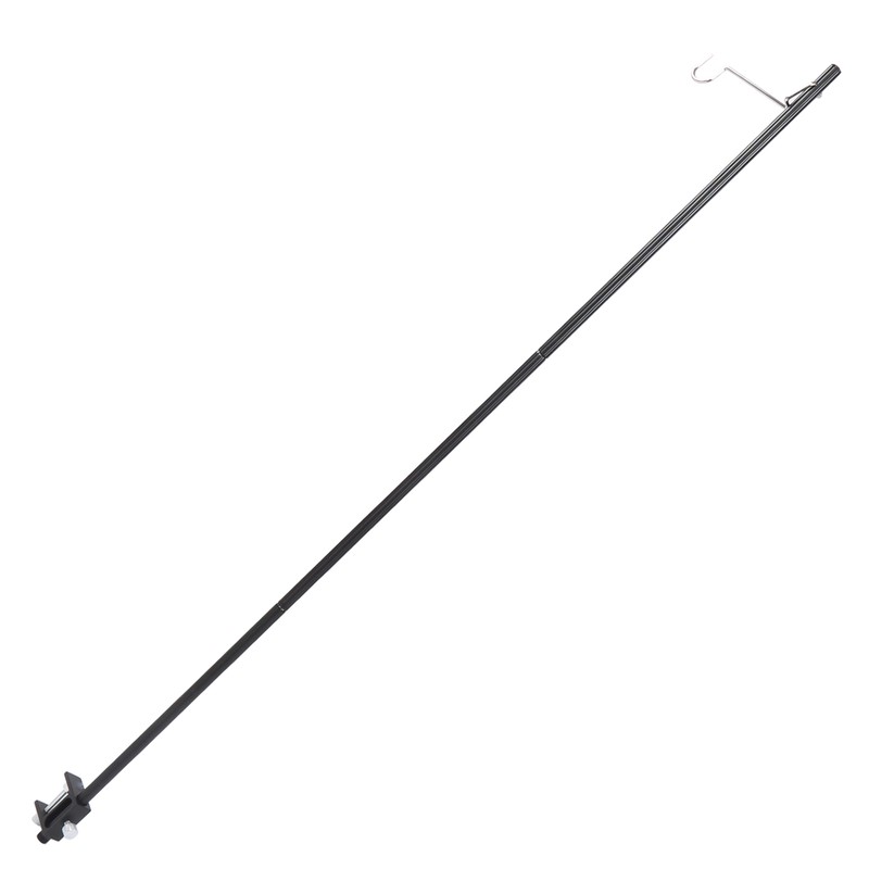 Camping Lantern Stand Aluminum Alloy Foldable Single Hook Lamp Pole