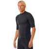 RIP CURL Dawn Patrol Performance SS Lycra 2024 Black Marle,