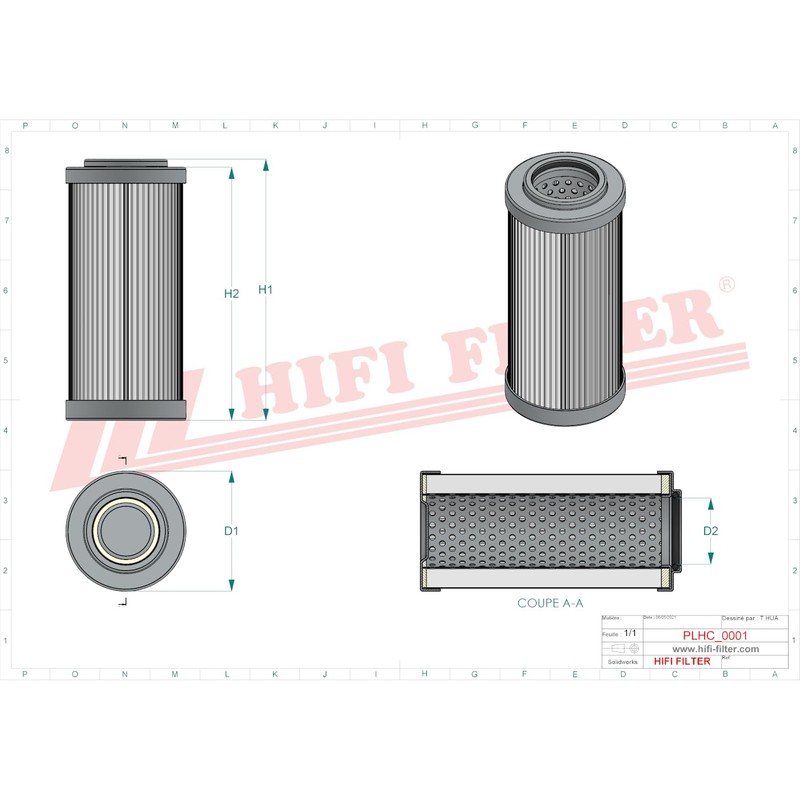 HIFI Filter Hydraulic Filter SH 57092