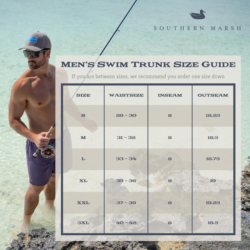 Dockside Swim Trunk - Mayan Dot, Washed Red, X-Small