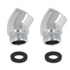 NCZCDZSW Angle Piece for Shower Head, Pack of 2, Shower