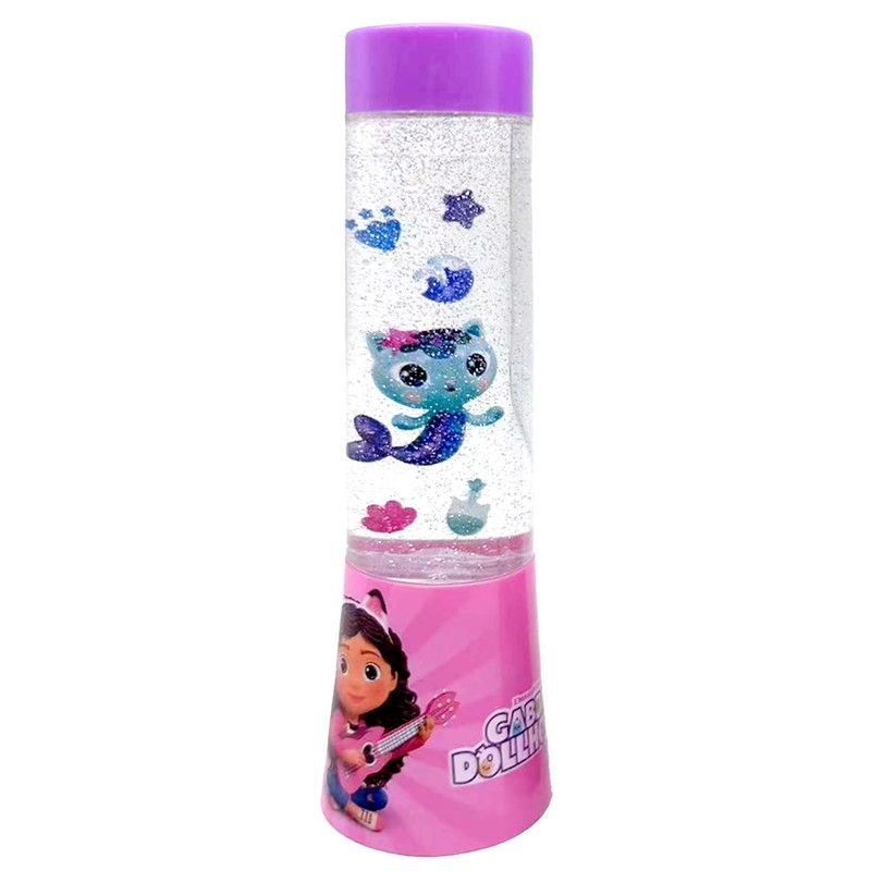 Joytoy 23889D12 Gabby s Dollhouse LED Glitter lamp, Multicoloured