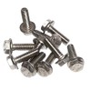 M5 x 16mm Flanged Hex Bolts Fully Threaded A2 Stainless