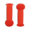 TUCKBOLD Child Bike Handlebar Grips Covers 110mm Long Soft | Children Bicycle End Grips Protector Orange 1 Pair
